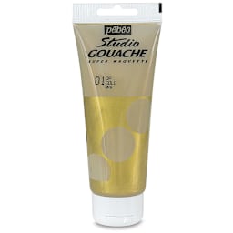 Pebeo Studio Gouache - Gold, 100 ml Tube