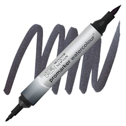 Winsor & Newton Promarker Watercolor Marker - Payne's Gray marker and swatch