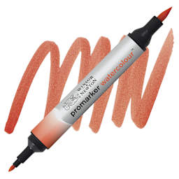 Winsor & Newton Promarker Watercolor Marker - Cadmium Red Pale Hue marker and swatch