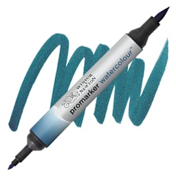 Winsor & Newton Promarker Watercolor Marker - Turquoise marker and swatch