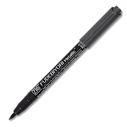 Zig Fudebiyori Metallic Brush Pen - Black