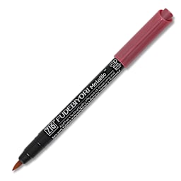 Zig Fudebiyori Metallic Brush Pen - Red