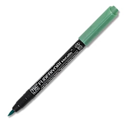 Zig Fudebiyori Metallic Brush Pen - Green