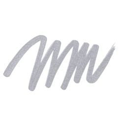 Zig Fudebiyori Metallic Brush Pen - Silver swatch