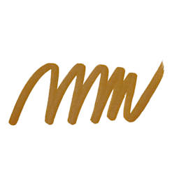 Zig Fudebiyori Metallic Brush Pen - Copper swatch