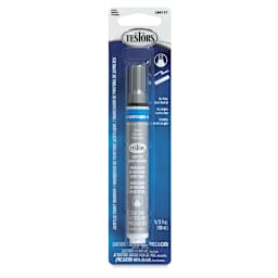 Testors Acrylic Paint Markers - Front of blister package of Silver Marker
