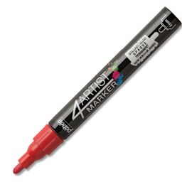 Pebeo 4Artist Marker - Red, 4 mm