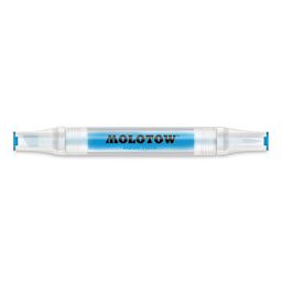 Molotow Aqua Twin Marker - Cyan with caps on