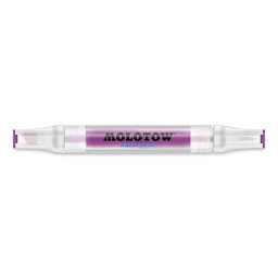 Molotow Aqua Twin Marker - Purple with caps on