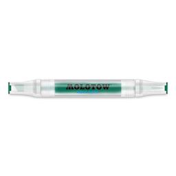 Molotow Aqua Twin Marker - Dark Green with caps on