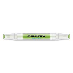 Molotow Aqua Twin Marker - Yellow Green with caps on