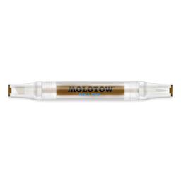 Molotow Aqua Twin Marker - Brown with caps on