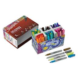 Sharpie The Ultimate Collection Markers - Set of 72, contents laid out