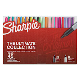 Sharpie The Ultimate Collection Markers - Set of 45, front of the packaging