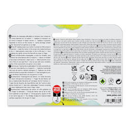 Back of the package for Pebeo Drawing Gum Marker for Kids.