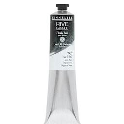 Sennelier Rive Gauche Artists Oil Color - Mars Black, 200 ml