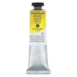Rive Gauche Oil Paints and Sets - Upright tube of Cadmium Yellow Medium Hue