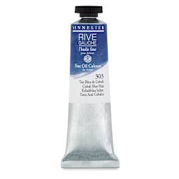 Rive Gauche Oil Paints and Sets - Upright tube of Cobalt Blue Hue
