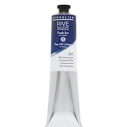 Sennelier Rive Gauche Artists Oil Color - Anthraquine Blue, 200 ml