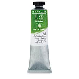 Sennelier Rive Gauche Artists Oil Color - Chrome Oxide Green, 40 ml
