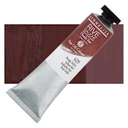 Sennelier Rive Gauche Artists Oil Color - Indian Red, 40 ml tube and swatch