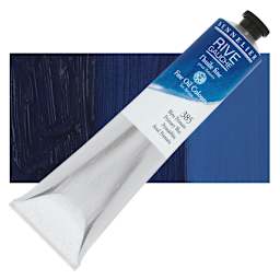 Sennelier Rive Gauche Artists Oil Color - Primary Blue, 200 ml tube and swatch