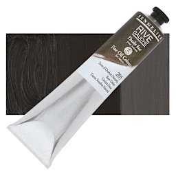 Sennelier Rive Gauche Artists Oil Color -  Raw Umber, 200 ml tube and swatch