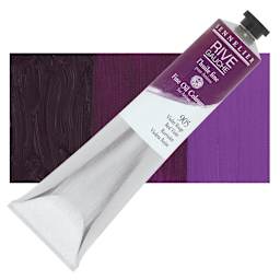 Sennelier Rive Gauche Artists Oil Color - Red Violet, 200 ml tube and swatch