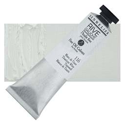 Sennelier Rive Gauche Artists Oil Color - Titanium White, 40 ml tube and swatch