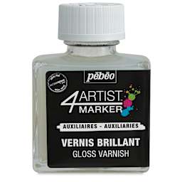 Pebeo 4Artist Marker Varnish - Front view of Gloss Varnish bottle
