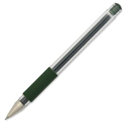 Uni-Ball Signo DX Gel Pen - Green Black, cap off