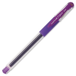 Uni-Ball Signo DX Gel Pen - Violet, cap on