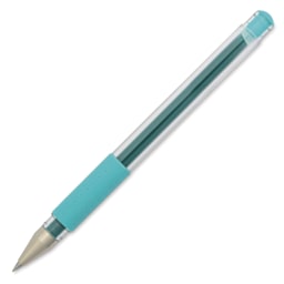 Uni-Ball Signo DX Gel Pen - Blue Green, cap off