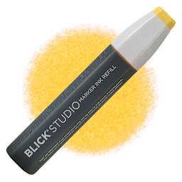 Blick Studio Marker Refill - Honey Yellow, 009, swatch and refill