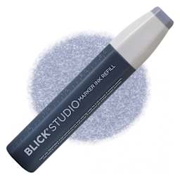 Blick Studio Marker Refill - Cool Gray 60%, 028, swatch and refill