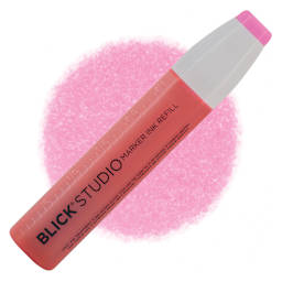 Blick Studio Marker Refill - Pink, 013, swatch and refill