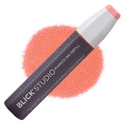 Blick Studio Marker Refill - Peach, 064, swatch and refill