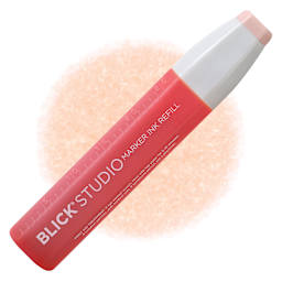 Blick Studio Marker Refill - Light Peach, 003, swatch and refill