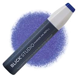 Blick Studio Marker Refill - Ultramarine, 038, swatch and refill