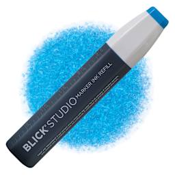 Blick Studio Marker Refill - True Blue, 039, swatch and refill