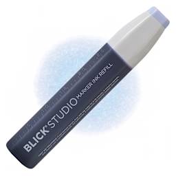 Blick Studio Marker Refill - Light Periwinkle, 065, swatch and refill