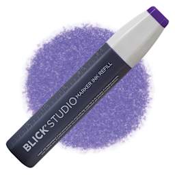 Blick Studio Marker Refill - Violet, 034, swatch and refill