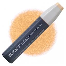 Blick Studio Marker Refill - Camel, 001, swatch and refill
