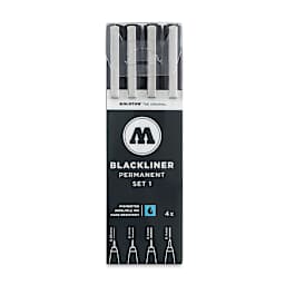 Molotow Blackliner - Set 1, Set of 4