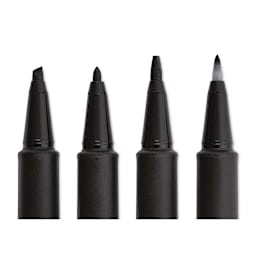 Molotow Blackliner - Set 3, Set of 4 (close-up of tips)