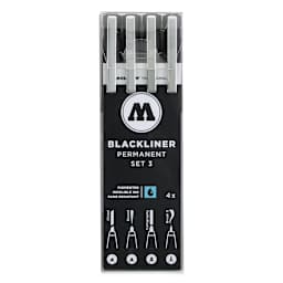 Molotow Blackliner - Set 3, Set of 4