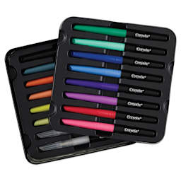 Crayola Signature Blending Marker Set - 16 markers shown in 2 storage trays
