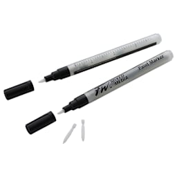 Daler-Rowney FW Empty Mixed Media Markers - Hard Plastic Nib, Small Barrel, #102, Pkg of 2