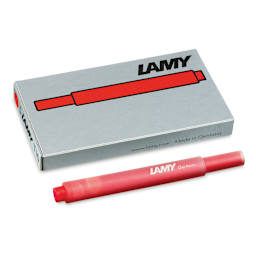 Lamy T10 Giant Ink Cartridges - Red, Pkg of 5