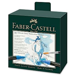 Faber-Castell Albrecht Dürer Watercolor Markers - Set of 30, Assorted Colors